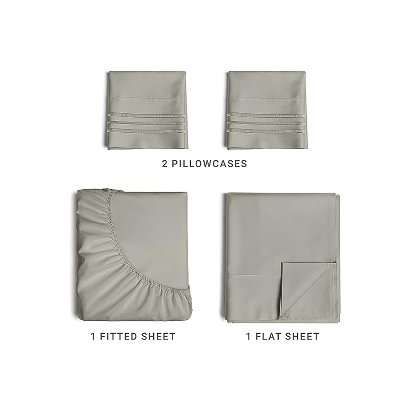 D00001 set cadar 4PCS microfiber